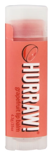 Hurraw! Balm Lip Balm Grapefruit -- 0.15 oz (pack of 4) by