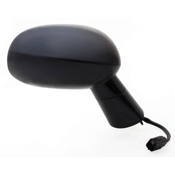 60591C - Fit System Passenger Side Mirror for 08-14 Dodge Challenger, black PTM, foldaway, Heated Power