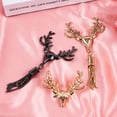 thumbnail image 2 of Metal Deer Clasp Buckles Bag Purse Hat Decor With Tassel DIY Leather Accessory, 2 of 8