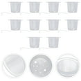 thumbnail image 6 of Sipeihong Slotted Mesh Clear Orchid Net Pots Hydroponics - 10pcs, 6 of 10