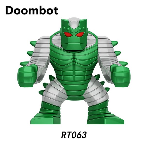 CR009-012 RT062 superhéroe Marvel Thanos Kingpin Blob bloques de construcción Mini figura de acción ladrillos juguete