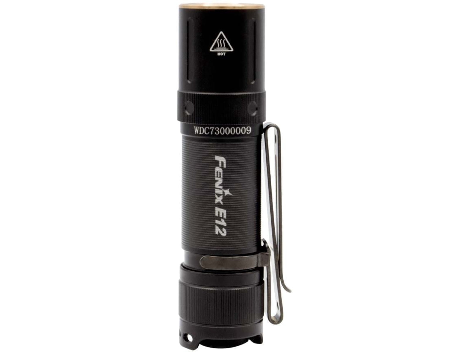 fenix e12 flashlight price v3.0, Mini Lightweight Everyday Carry Torch | 200 Lumens | 78m | 100 Hrs Max | AA Battery Powered | Bi-Directional Body Clip | Magnetic Tail Cap or even to a cap as a makeshift headlamp The all new Fenix E12