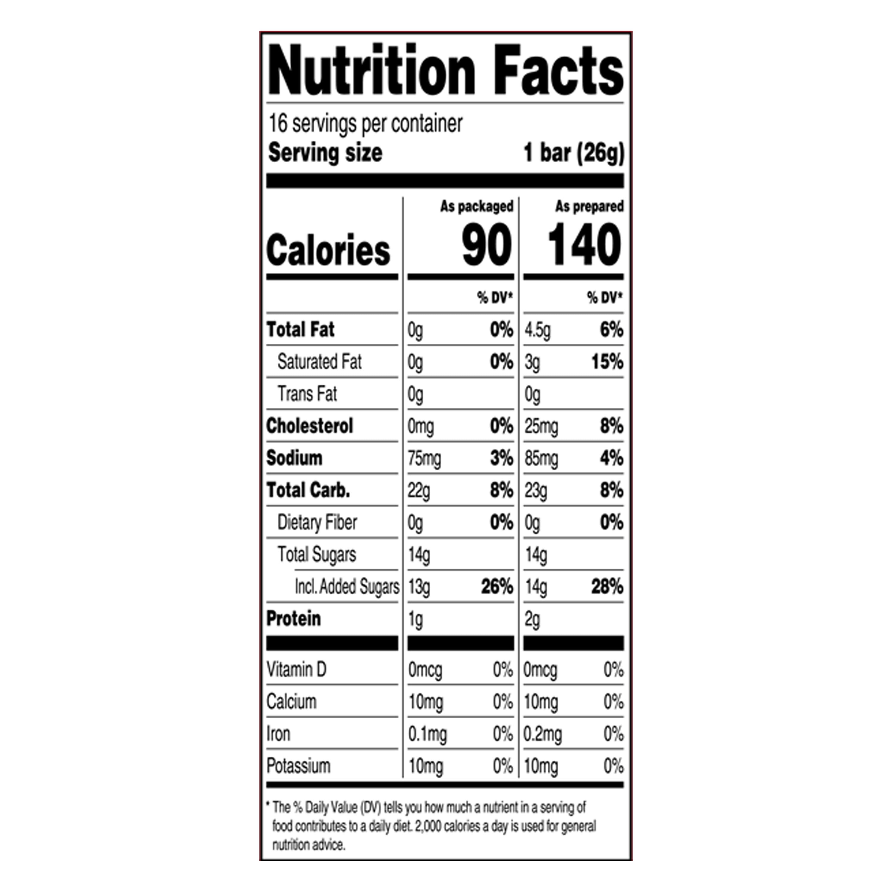 bettergoods Maple Brown Sugar Blondie Bar Mix with Glaze Inclusion, 14.8 oz