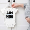 thumbnail image 5 of US Air Force Aim High USAF Logo Romper Boys or Girls Infant Baby Brisco Brands 6M, 5 of 6