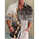 thumbnail image 1 of Camisa de hombre con estampados gráficos degradados, mármol, para exteriores, calle, manga larga, ropa estampada, ropa de diseñador, informal, 1 of 6