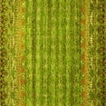 thumbnail image 1 of Ahgly Company Indoor Square Abstract Yellow Contemporary Area Rugs, 7' Square, 1 of 4