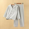 thumbnail image 2 of Little Boys Pajamas For Toddler Clothes Set Planet Train Sleepwear Long Sleeve Cotton Kids Pjs,Cute 6-12 Months 12-24 Months 2t 3t 4t 5t 6t 7t 8t 9t Children Light Gray, 2 of 5