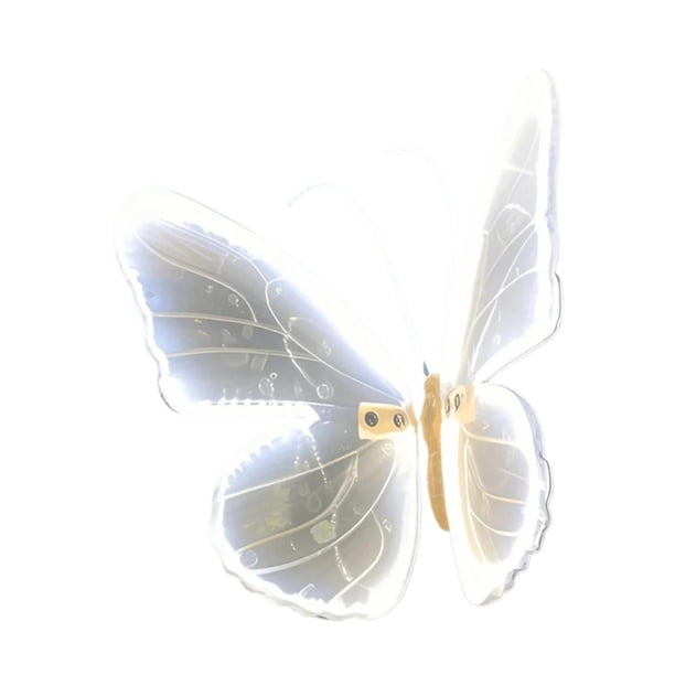 Lámpara de mariposa para jardín, lámpara de paisaje de 12 V, escultura de animal para uso interior y exterior, ideal como regalo de cumpleaños o para