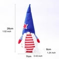 thumbnail image 5 of TERGAYEE Gnomes Decor,2 Pack Independence Day Patriotic Gnome Plush Doll Fourth of July Gnome Decorations for Home, Elf Dwarf Household Ornaments Home Tiered Tray Decorations, 5 of 9