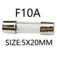 thumbnail image 2 of 15 Pack 5x20mm F10AL 125V/250V Glass Fuses 0.2 x 0.78 Inch F10A 10amp Fast-Blow Fuse (F10A), 2 of 4