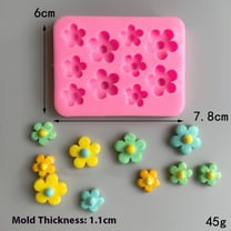 Flower butterfly 2pcs Silicone Molds Fondant Molds For Cake Decorating Cupcake Topper Candy Chocolate Gum Paste Polymer Clay