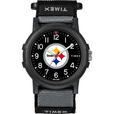 Pittsburgh Steelers Watch - Timex - NFL Tribute Collection Recruite Youth Watch, Pittsburgh Steelers