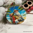 thumbnail image 5 of Santa Claus on a Safari Adventure Ornament, Christmas Gift and Decor for Explorers, 5 of 6