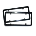thumbnail image 4 of 2Pack Transparent License Plate Cover and Frames,Clear Front and Rear License Plate Holder,Unbreakable Car Licence Plate Frame Protector fits Any US Plates with Screws & Caps (Black Frame), 4 of 5