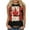 Red B, variant on Women's Crew Neck Tank Top Canada Maple Leaf Printed Sleeveless Casual Summer Blouse Top Holiday Outfits Red