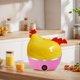 thumbnail image 4 of Cocedor de Huevos de Gallina Hju250318008 | Vaporera Eléctrica con Forma de Gallina | Capacidad para 7 Huevos Duros y Blandos | Cocina Al Vapor Verduras, Maíz y Batatas | Apagado Automático de Seguri, 4 of 5