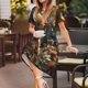 thumbnail image 3 of Balery Sunshine Butterfly Flower Bear Vestidos sueltos de manga corta para mujer, vestidos de verano 2025, vestidos casuales de corte A con vuelo., 3 of 6