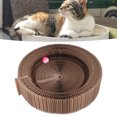 thumbnail image 4 of Chat Griffoir Lit Lounge Chat Ondulé Pad Scratch Chat Griffoir Rond Conseil Chat Jouets Chat Griffoir Lit Lounge Forme Ronde Pliable Haute Densité Chat Griffoir, 4 of 8