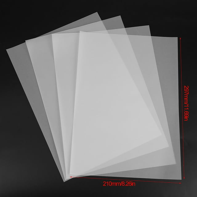 Translucent Tracing Paper, Cross Linked Sulfurized Material, Fade for Tracing Work, Copying, Sketching, 100Pcs A4 Size, 8.26 X 11.69 Inch, for Calligraphy Card and Painting,