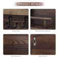 thumbnail image 7 of YIHATA Key and Mail Holder for Wall Hooks Key Hanger for Wall with Shelf Wood Wall Shelf with Hooks for Wall Decorative Retro Hanging Organizer Rustic Farmhouse Decor for Entryway (Brown), 7 of 7