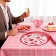 thumbnail image 4 of Lilixerw Valentine's Day 16 PCS 7 Inch Disposable Paper Plates,Heart Patterned Party Dinnerware,For Birthday,Classroom,Decorative Dessert & Snack Plates,Multicolor, 4 of 6