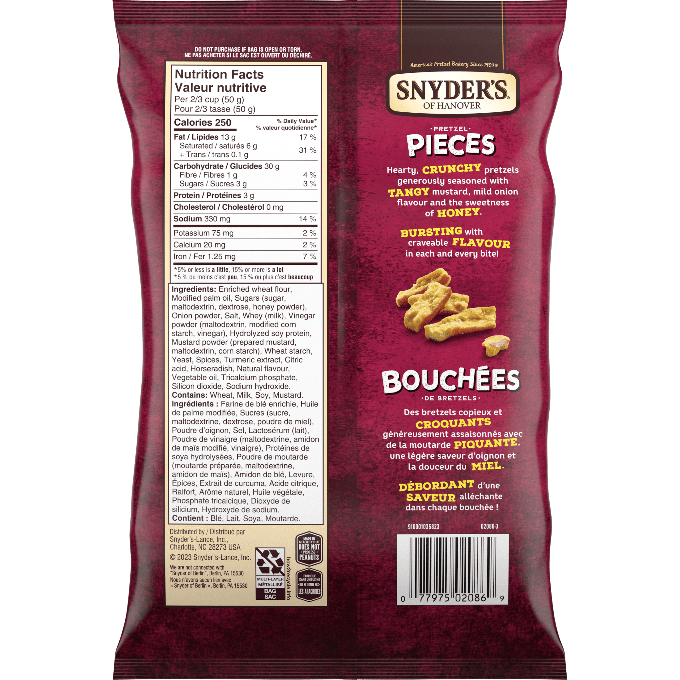 Honey Mustard Onion Pieces, 240 G