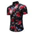 thumbnail image 2 of Camisa hawaiana con estampado floral para hombre, camisas de verano para hombre, ropa de calle, camisa holgada informal de manga corta, camisetas para hombre, camisas de vacaciones de lujo, 2 of 4