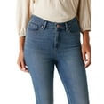 thumbnail image 5 of Levi Strauss Signature Women's and Women's Plus High Rise Skinny Jeans, Available in Inseams: 27", 29", 31", Sizes 2-28, 5 of 7