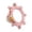 Pink, variant on YIGOUMY - 1pc 3.3in Bird Cage Mirror Chew Toy, Transparent Green Interactive Bird Play Toy with Colorful Rattling Beads, for Parrots, Parakeets, Cockatiels, Bird Cage Accessories (B)