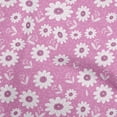 thumbnail image 1 of oneOone Cotton Cambric Light Pink Fabric Florals Craft Projects Decor Fabric Printed By The Yard 42 Inch Wide, 1 of 4