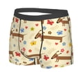 thumbnail image 5 of Goofa Dachshund Dog And Flower Printed Men's Boxer Briefs Underwear, Moisture-Wicking Underwear, Trunk,Soft and Breathable Cotton Underwear-Large, 5 of 9