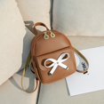 thumbnail image 1 of Mochila pequeña bordada con nombre personalizado para mujer, bolsa de regalo de vacaciones, compras, viajes, Bowknot Fivean unisex, 1 of 2