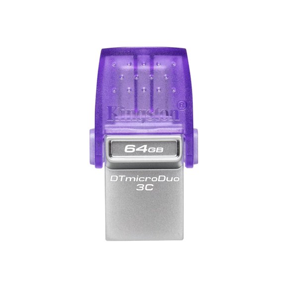 Kingston DataTraveler microDuo 3C - USB flash drive - 64 GB - USB 3.2 Gen 1 / USB-C