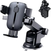 Amybaby Universal Car Phone Holder - Easy Mount on Dashboard/Windshield/Vents, Compatible with iPhone & Android - Ideal for Commuters, Road Trippers, and Tech-Savvy Individuals