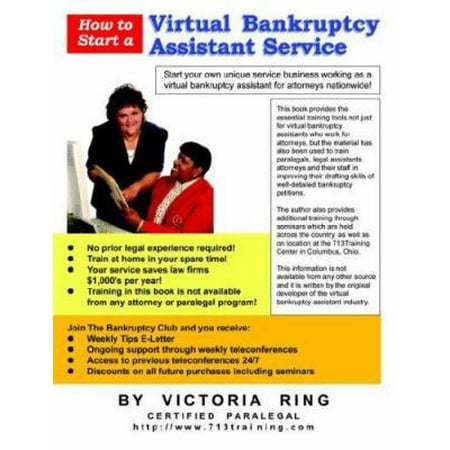 How to Start a Virtual Bankruptcy Assistant Service [Paperback - Used]