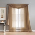 thumbnail image 2 of Diamond Sheer Voile Curtain Panels, 2 of 5