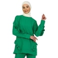 thumbnail image 2 of Green - Crew neck - Tunic - Benin, 2 of 5