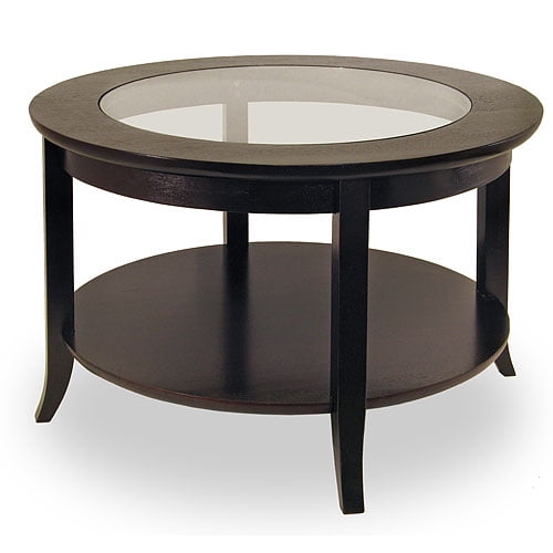 Genoa Coffee Table With Glass Top Walmart Com Walmart Com