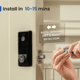 thumbnail image 6 of DESLOC D110 Plus with Lever Set Black Smart Lock, Keyless Entry Door Lock, 6 of 9