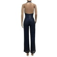 thumbnail image 6 of Kiplyki Clearance Trendy Pants for Women Equin Color Short-sleeved Jumpsuit, 6 of 7