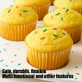 thumbnail image 4 of Qnjujn Baking Cake Molds, Non-Stick Flexible Silicone Pan Bread Making Set for Oven, Baking Cake Molds Reusable Cupcake Muffin Kitchen Baking Tools and Accessories, 4 of 6