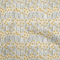 thumbnail image 1 of oneOone Rayon Yellow Fabric Abstract Floral Sewing Craft Projects Fabric Prints By Yard 56 Inch Wide, 1 of 5