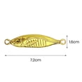 thumbnail image 5 of NIBOLOG Bionic Fishing Bait with Treble Hook Realistic Looking Vibrant Color Compact Size Portable Saltwater Hard Bait Fake Lure, 5 of 7