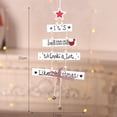 thumbnail image 2 of Adorno Colgante de Navidad DIY Artesanía de Colgando Decoración para Decoración de en hogar 25x17 cm Blanco, 2 of 9