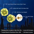 thumbnail image 2 of Gem Stone King 2.00 Ct Round 6mm Canary Mystic Topaz 14K Yellow Gold Stud Earrings for Women Men, 2 of 6