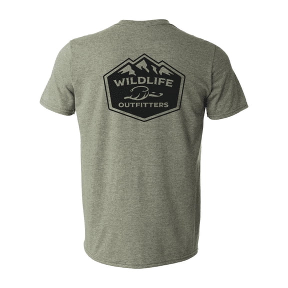 Wildlife Outfitters Men's Duck Head Short Sleeve Logo T-Shirt