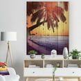 thumbnail image 3 of Design Art - Beach with Silhouettes of Palms, 3 of 5