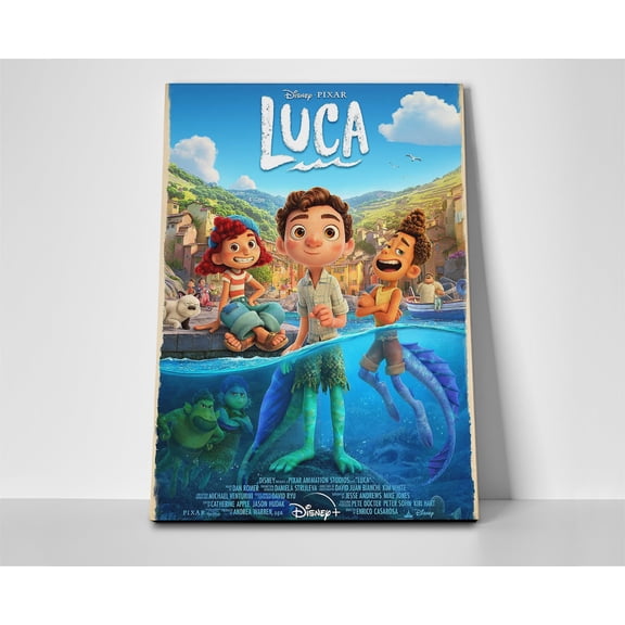 Luca Movie Poster or Wrapped Canvas