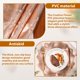 thumbnail image 2 of 6 Pack Round Flower Table Mats, Waterproof & Oil-Proof,10cm Lotus-Shaped Heat-Resistant and Washable Placemat, Floral Placemats, Silicone Placemats for Home Dining Wedding (Rose Gold), 2 of 5