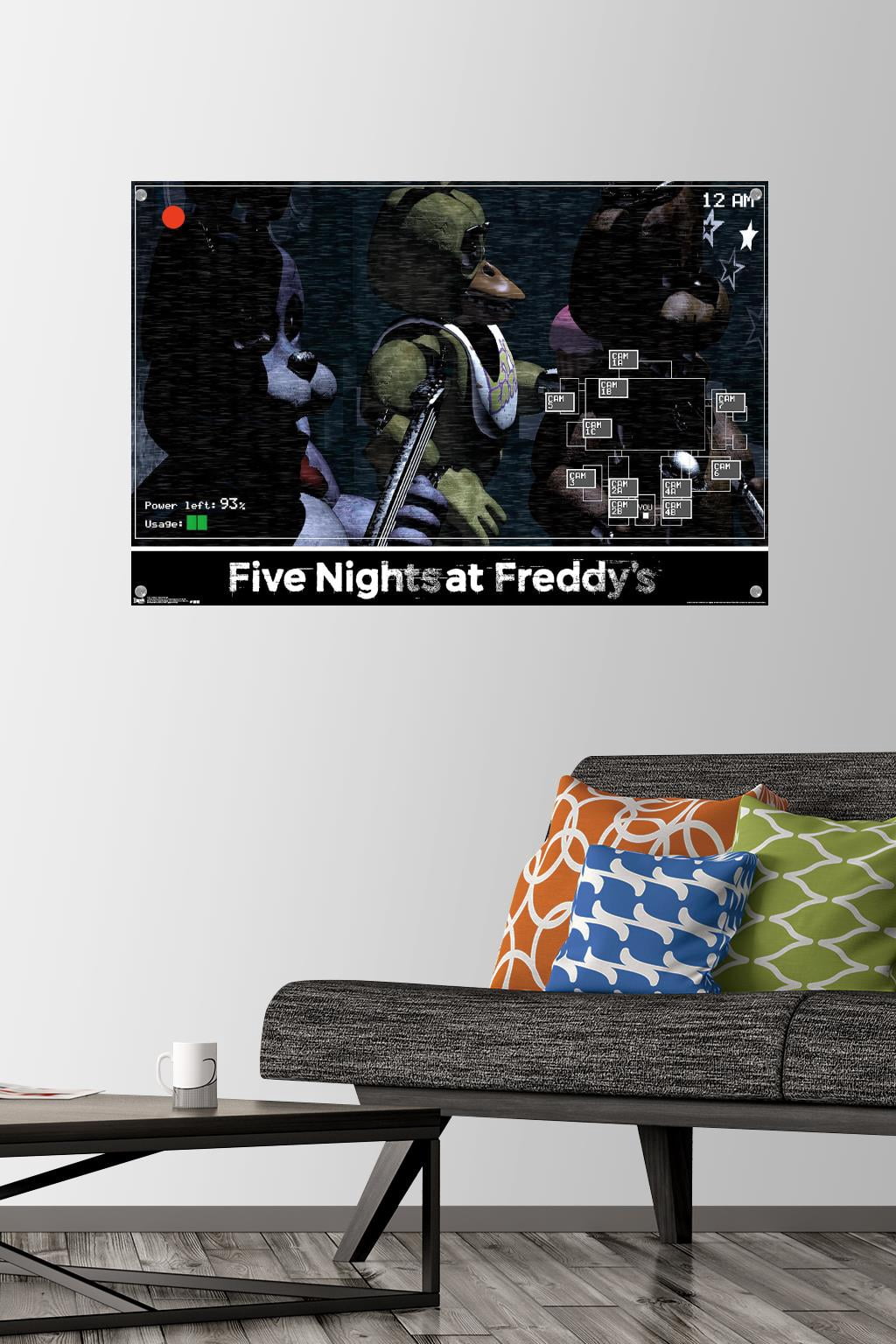 Five Nights at Freddy's - Show Stage Wall Poster with Push Pins, 22.375" x 34"